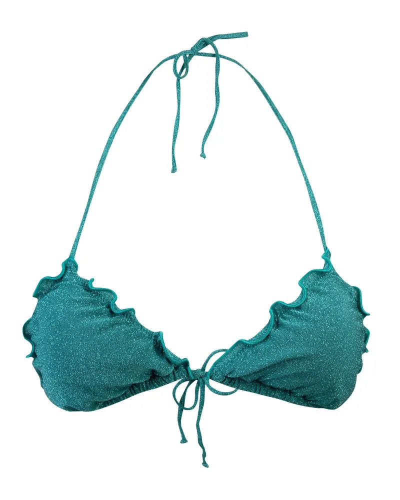 MC2 Saint Barth Top Bikini Lurex Sagittarius Miami Verde Acqua Green