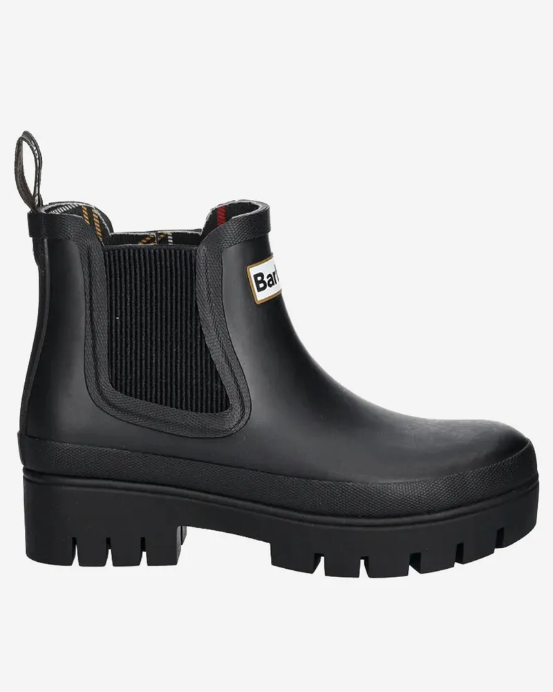 Barbour Halton Gummi -Knöchelstiefel Black