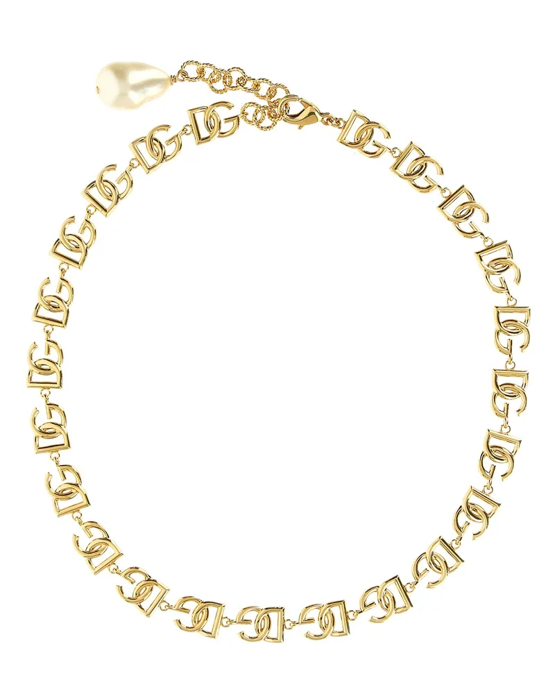 Dolce & Gabbana Multilogo Halskette Gold