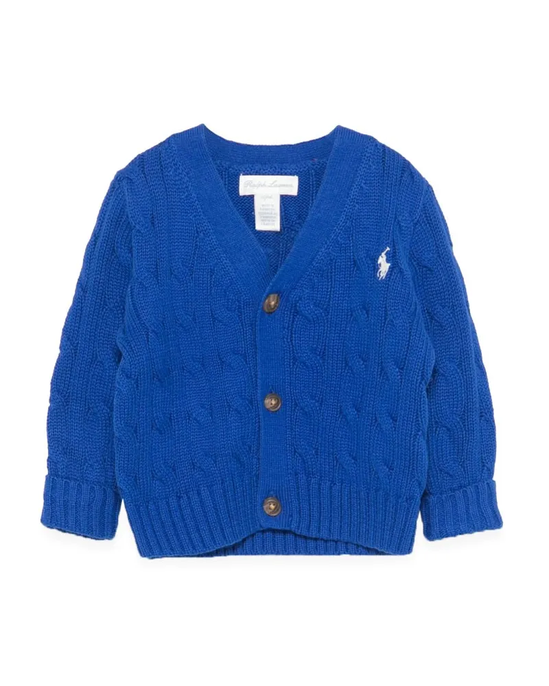 Ralph Lauren Cardigan mit Logo White