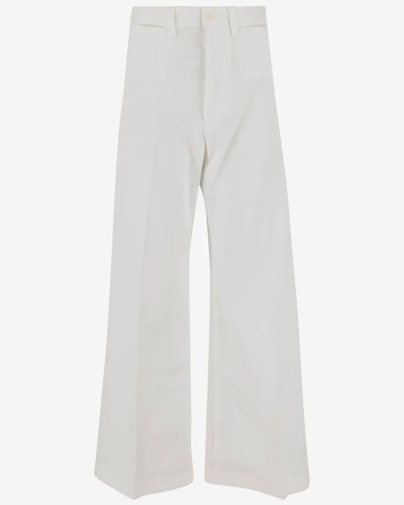 Ralph Lauren Stretch -Baumwollhosen White