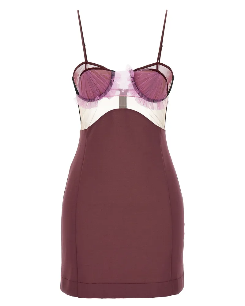 Nensi Dojaka explosives Blumenbra' Kleid Purple