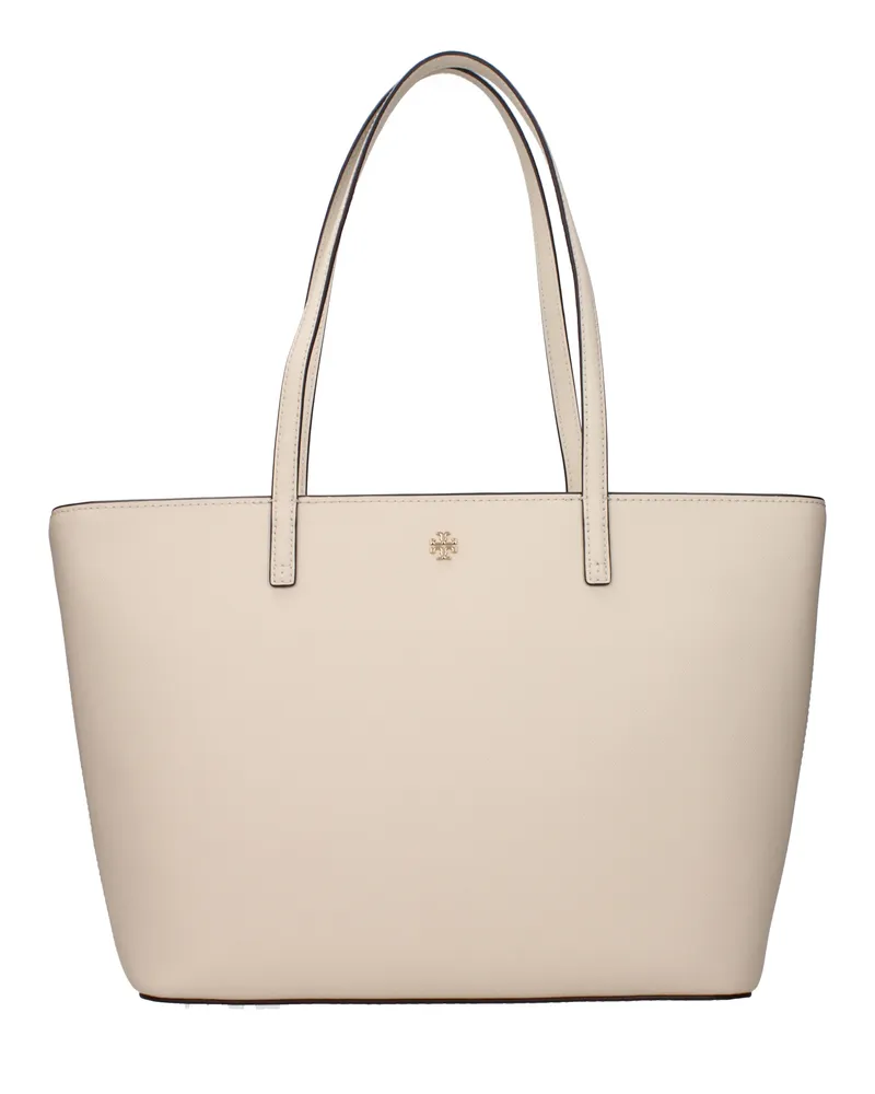 Tory Burch Damens Umhängetaschen Beige/Brie-Leder -