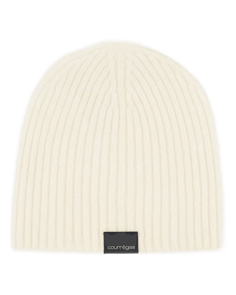 Courrèges AC Ripped Beanie Courreves Wolle neutral Neutral