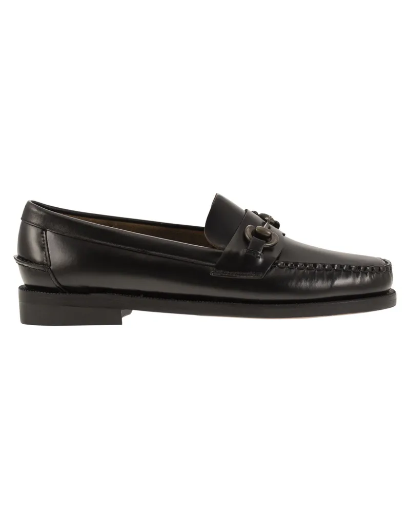 Sebago Classic Joe Moccasin mit Horsebit Black