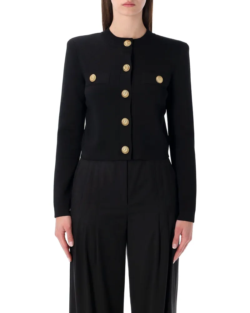 Balmain Pullover Schwarz Black