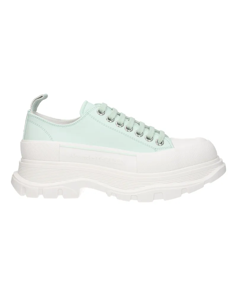 Alexander McQueen Sneakers Herren Ledergrün/Wasser -