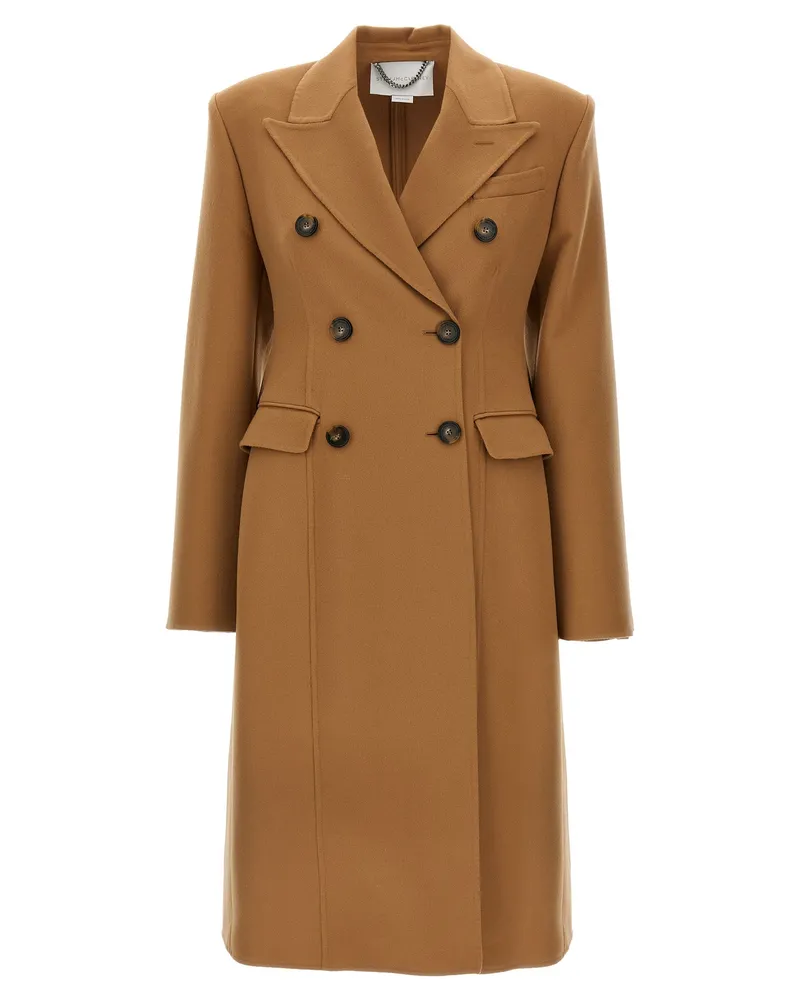 Stella McCartney Wollmantel Beige