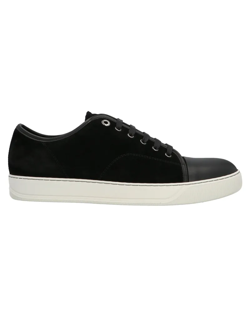 Lanvin Wildleder -Turnschuhe White