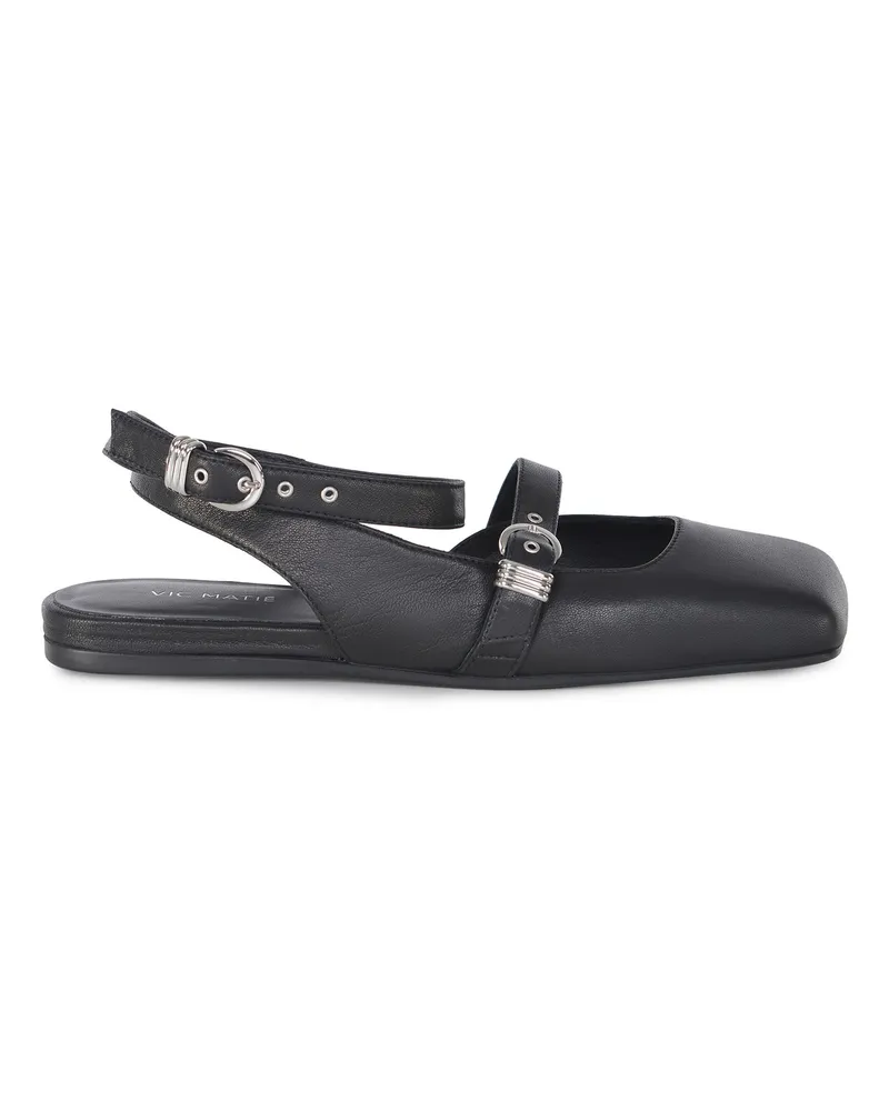 Vic Matié Vic Matiè Ballerinas aus Leder gemacht Black