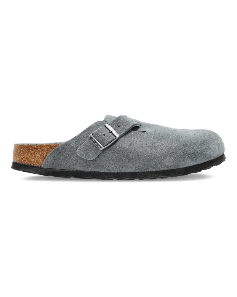 Birkenstock Boston Wildleder Lederschuppen Grey