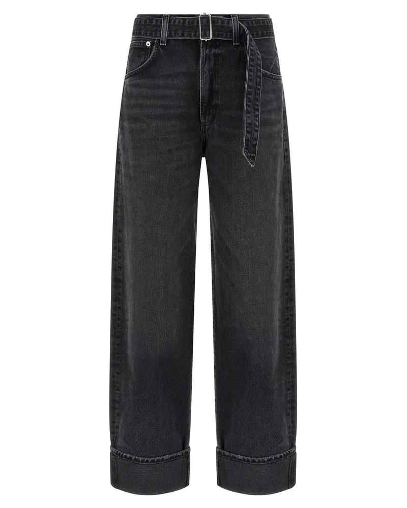AGOLDE Cuffer Taper' Jeans Gray