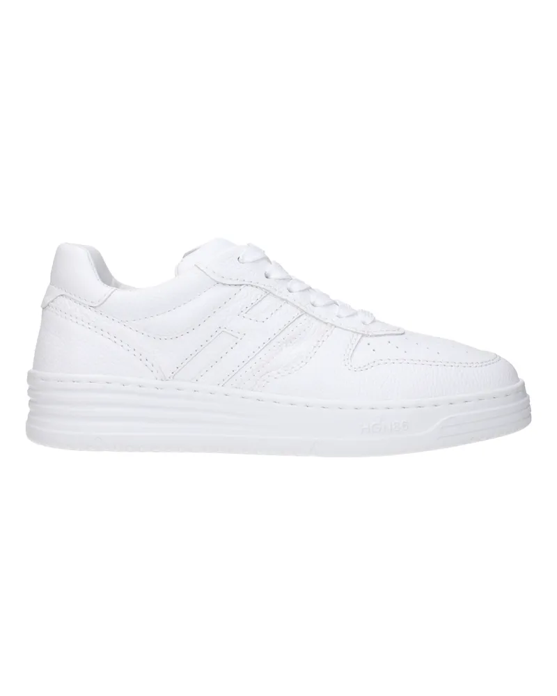 Hogan Sneakers H630 Damens Weißes Leder -