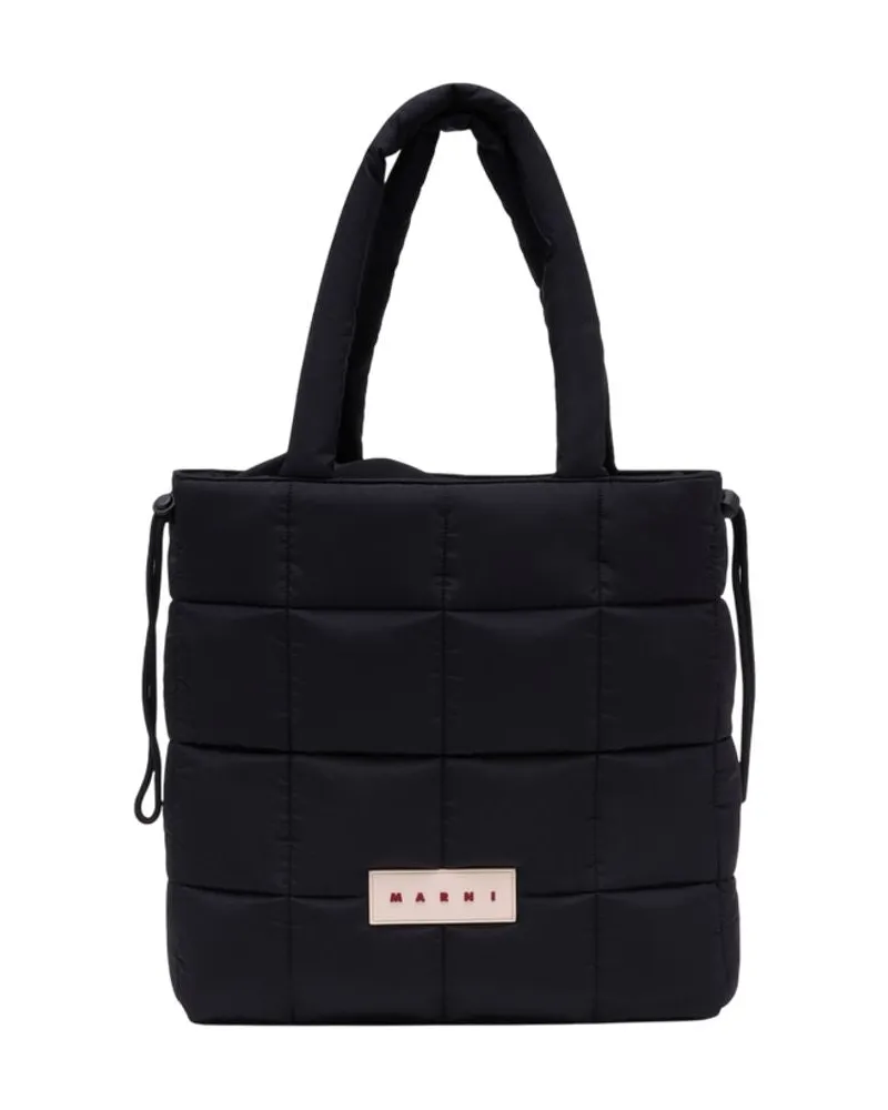 Marni Shopper-Tasche  Synthetik Schwarz Schwarz