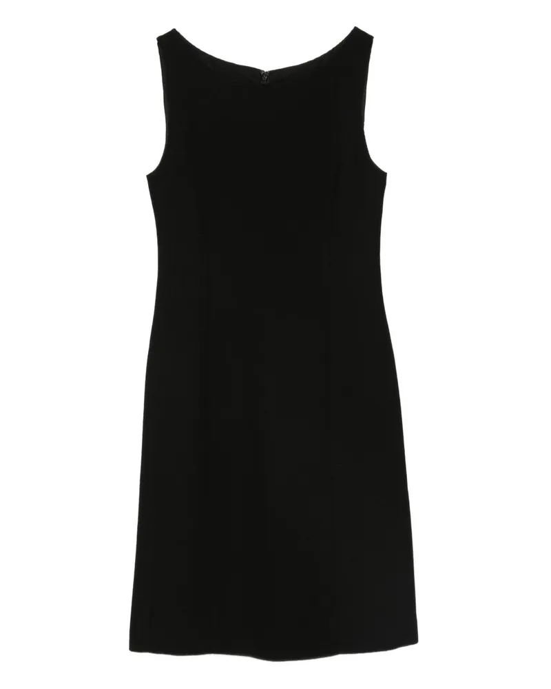 Emporio Armani ärmellose Minikleid Black