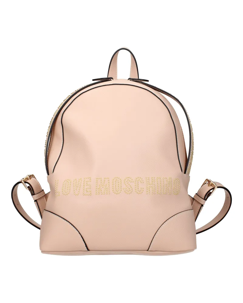 Moschino Rucksäcke und Umhängetaschen Damen Polyurethan Pink/Flesh Pink -