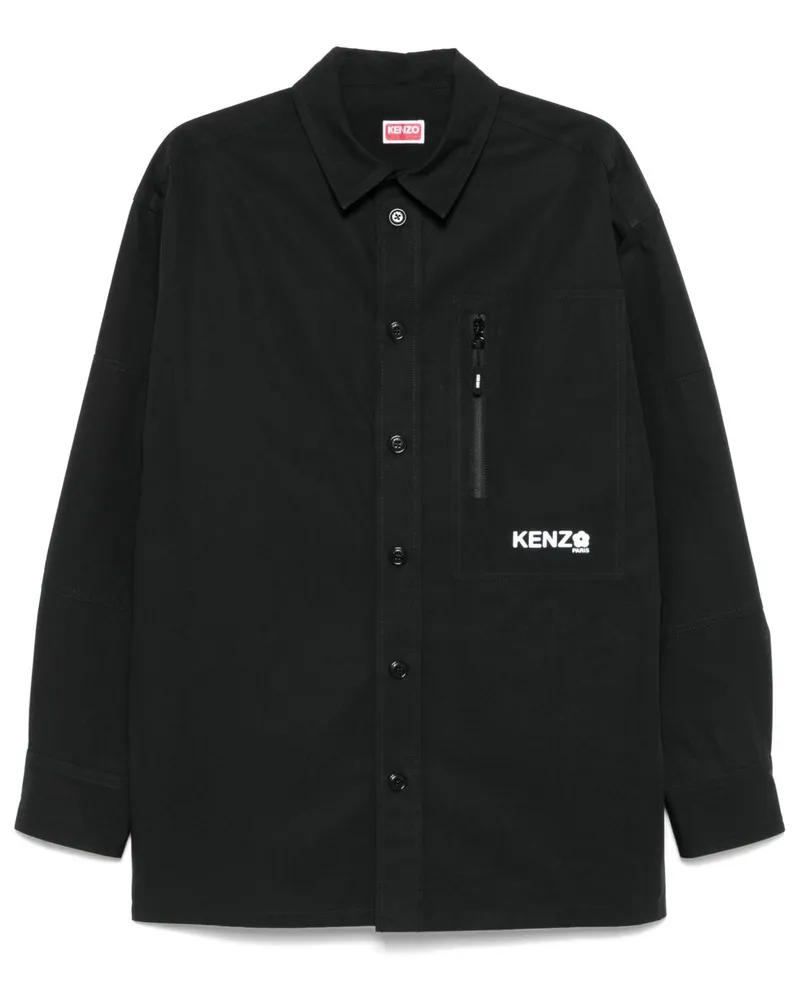 Kenzo Boke Blumenhemd Black