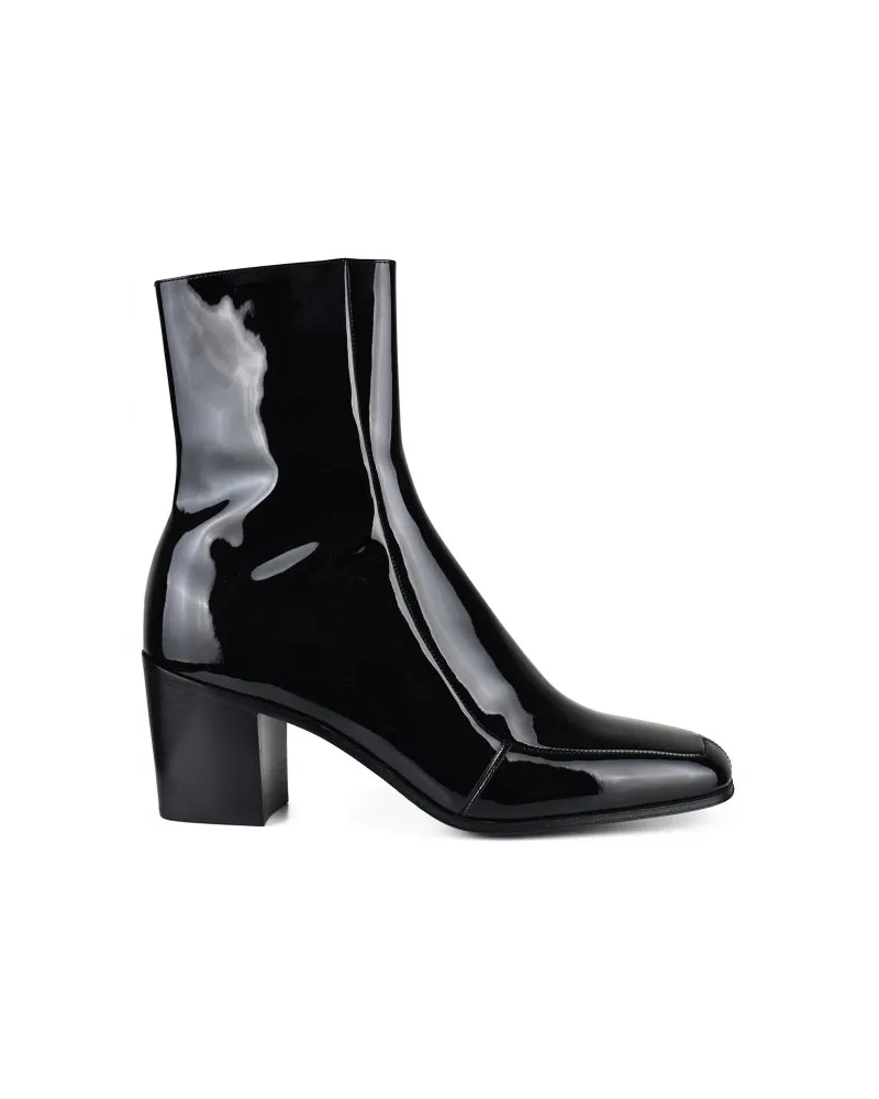 Saint Laurent Stiefel Beau Black
