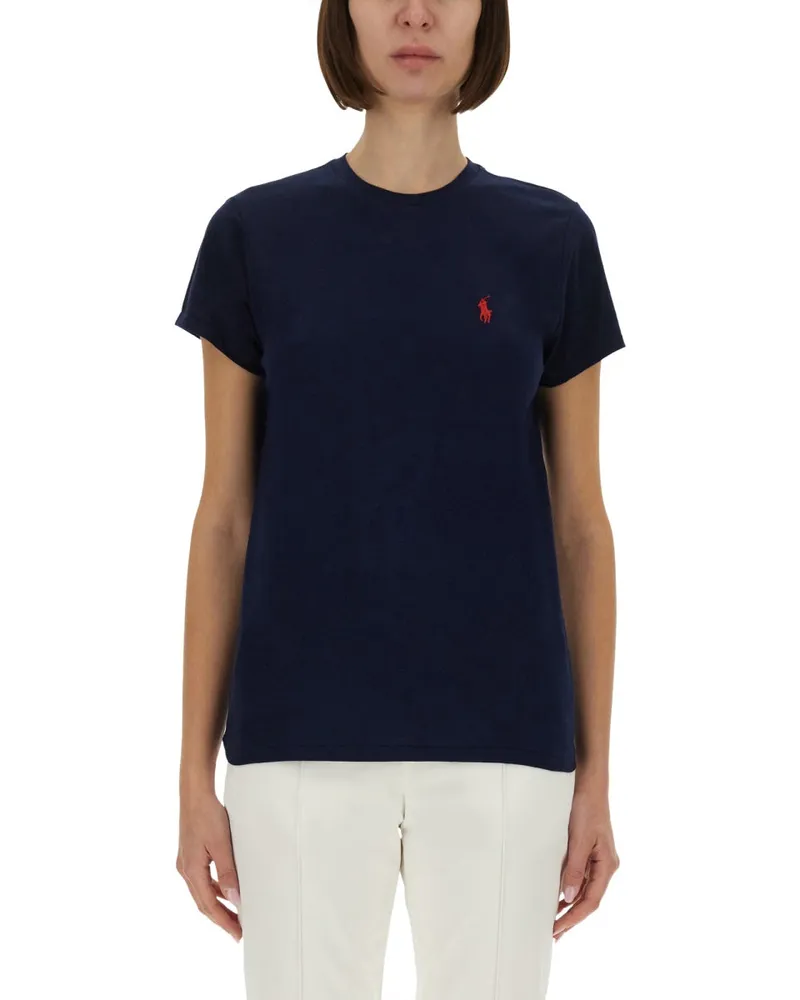 Ralph Lauren T -Shirt mit Logo Blue