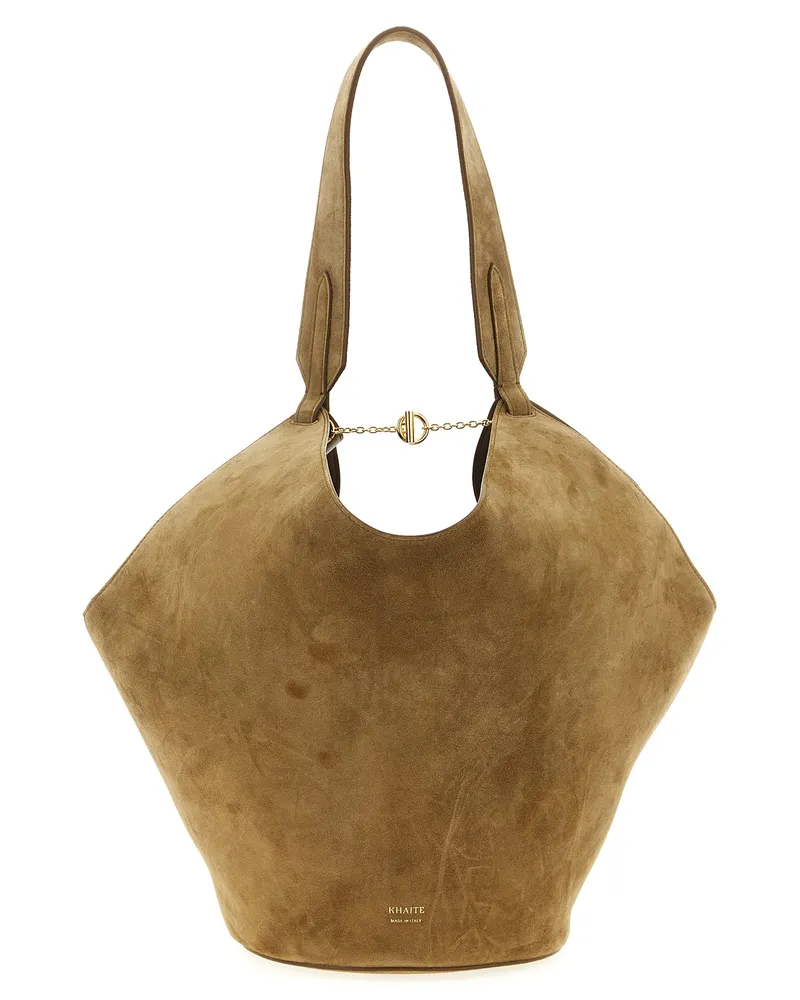 KHAITE Lotus Small' Einkaufstasche Brown