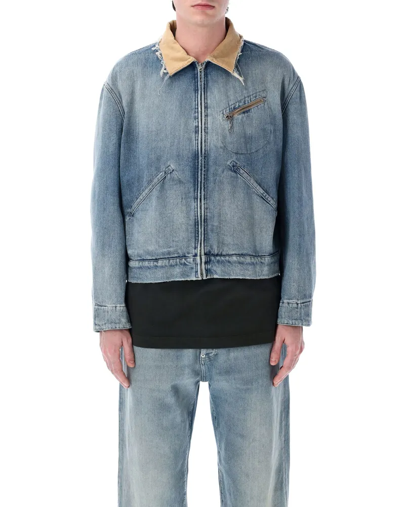 Maison Margiela Mäntel blau Blue