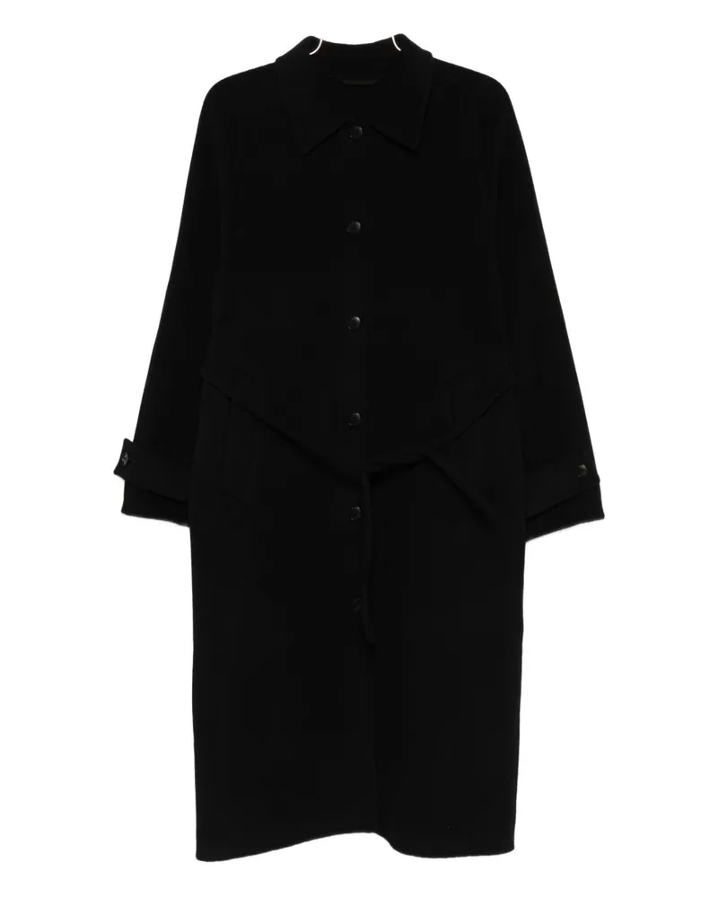Closed Geschlossener Wollmantel Black