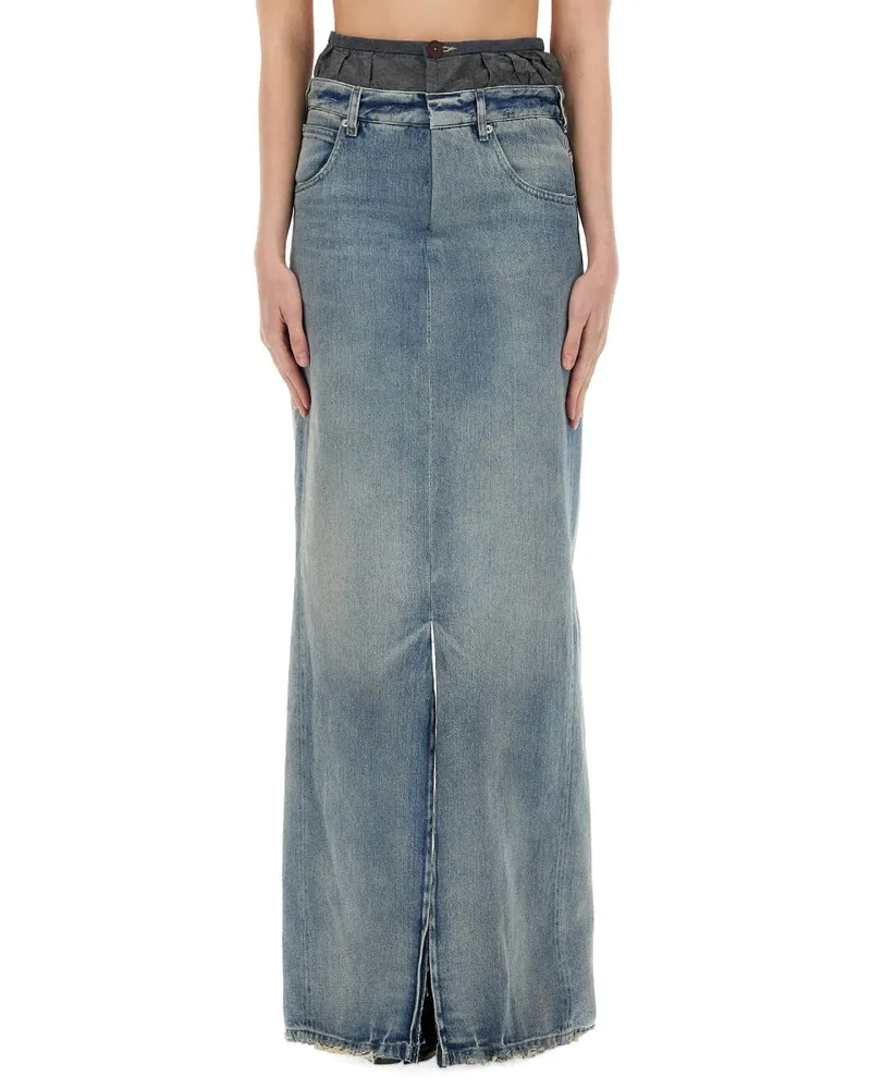 Maison Margiela Jeansrock "Anonymität der Futter Denim