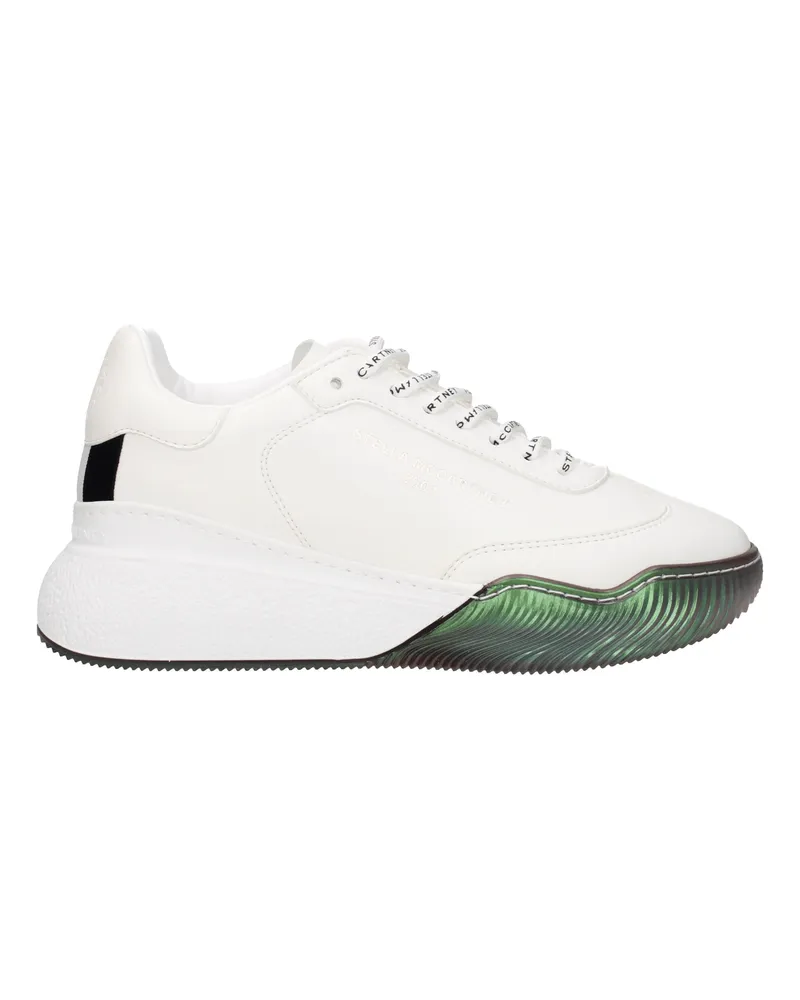 Stella McCartney Stella Mc Cartney Damens Sneakers aus weißem Öko-Leder -