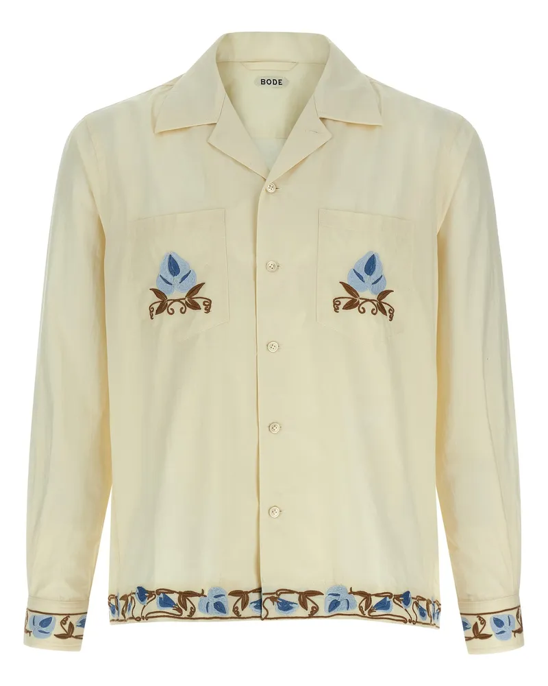 BODE Hemd „Noveau Vine Beige