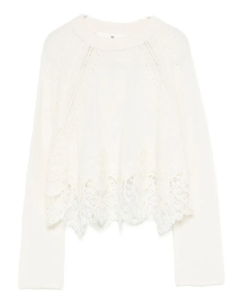 Ermanno Scervino Cashmere Crewneck -Pullover White