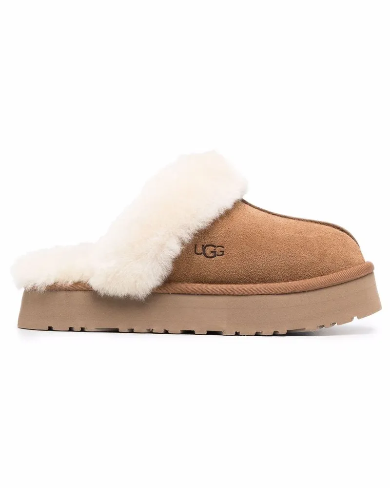 UGG Disquette Pantoffeln Beige
