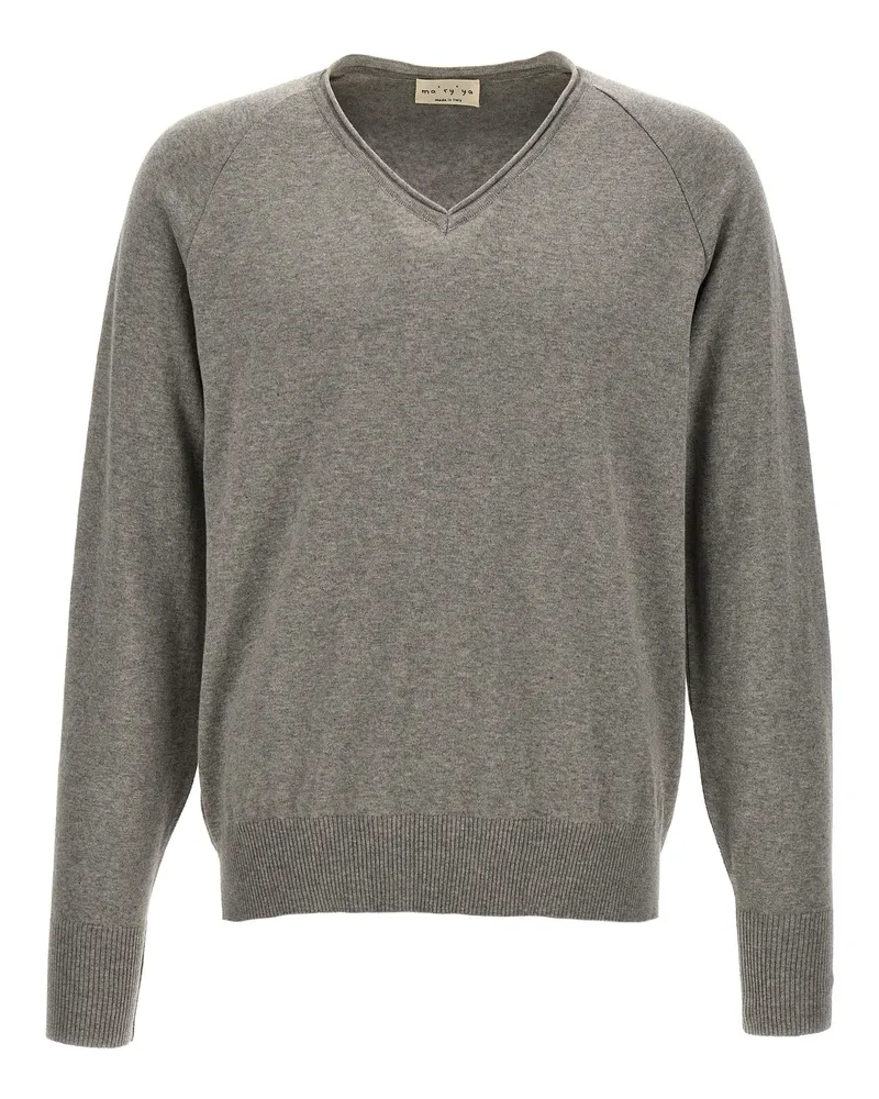 MA'RY'YA gegen Neckpullover Gray