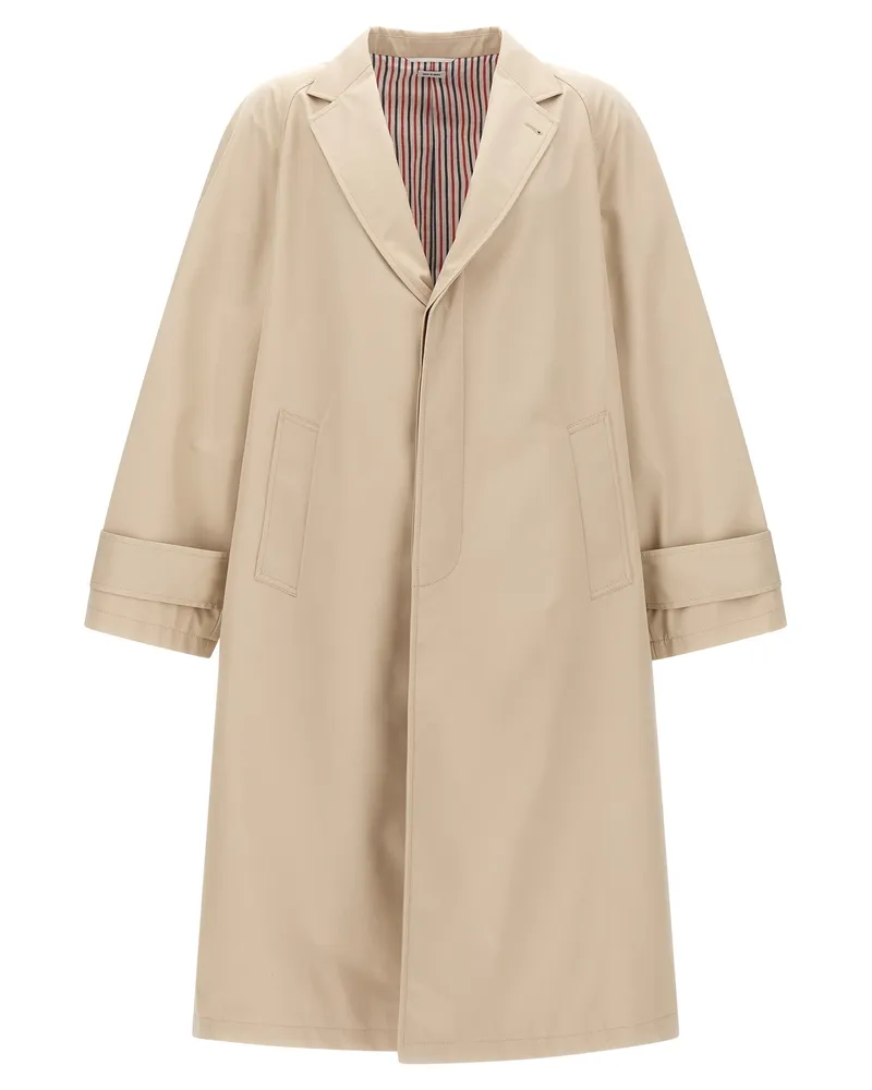 Thom Browne Trench Coat Beige