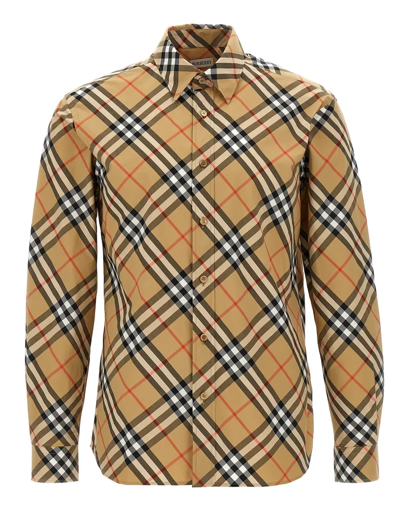 Burberry Check -Shirt Beige