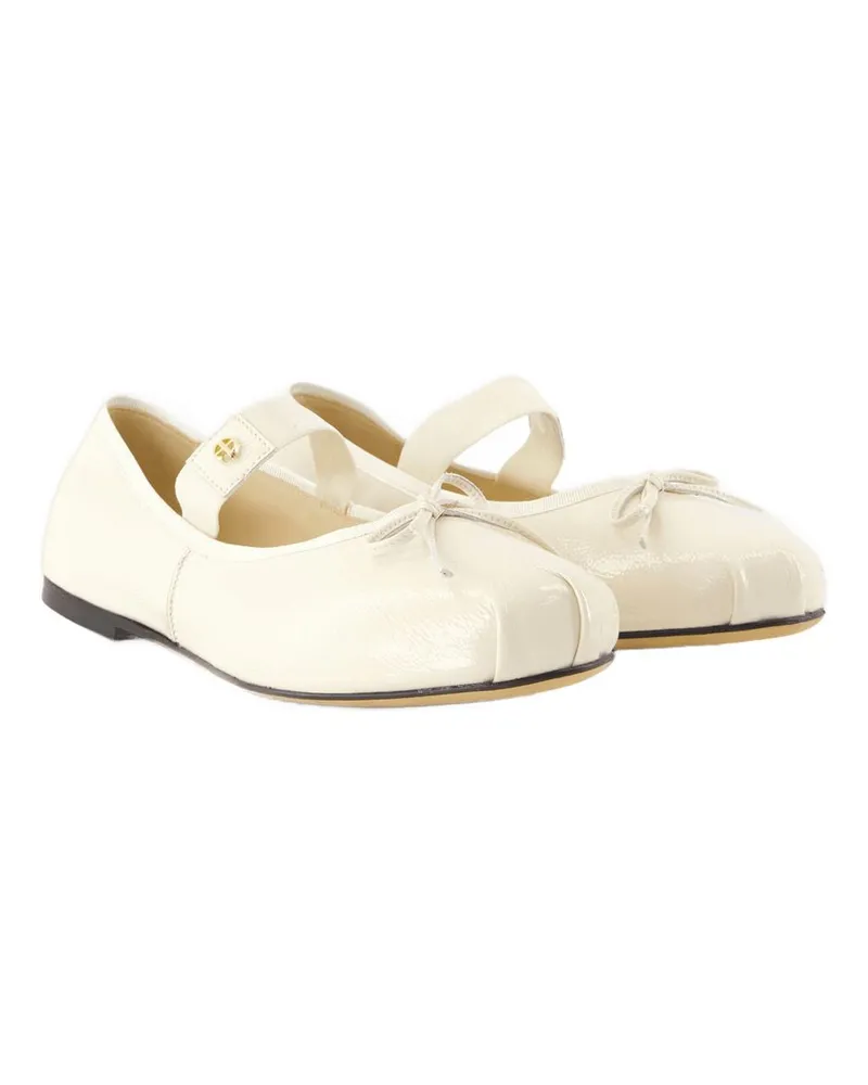 Anine Bing Ballerinas Jolie  Leder weiß White