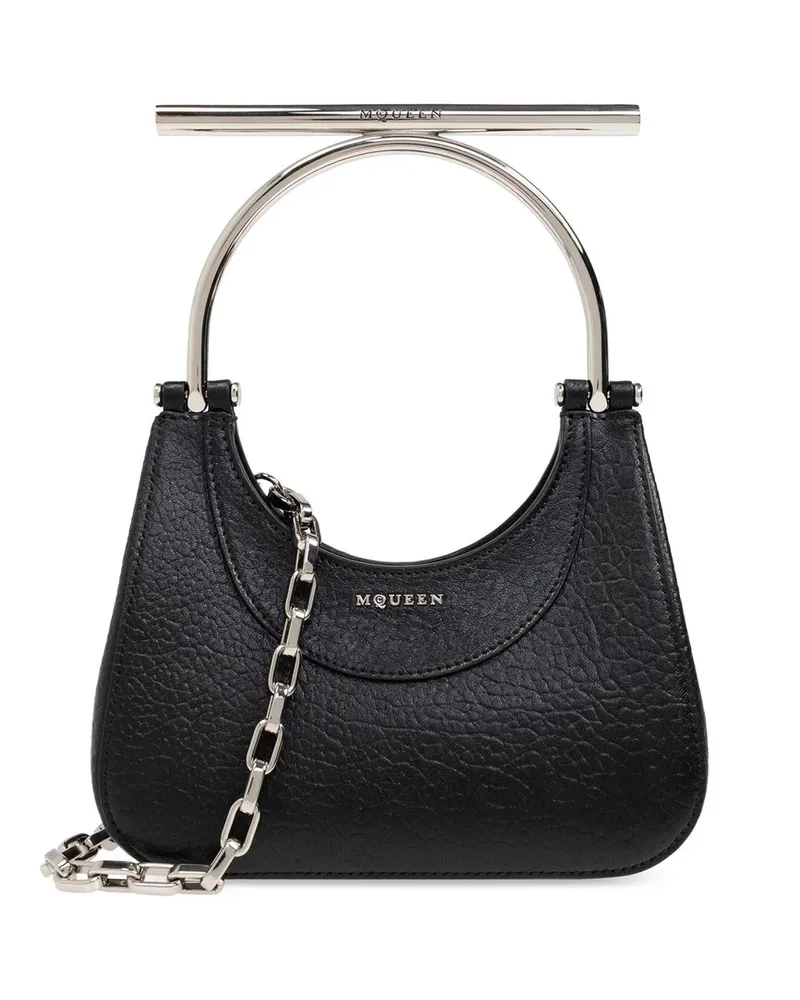 Alexander McQueen Mini T Bar Bag Tasche Black