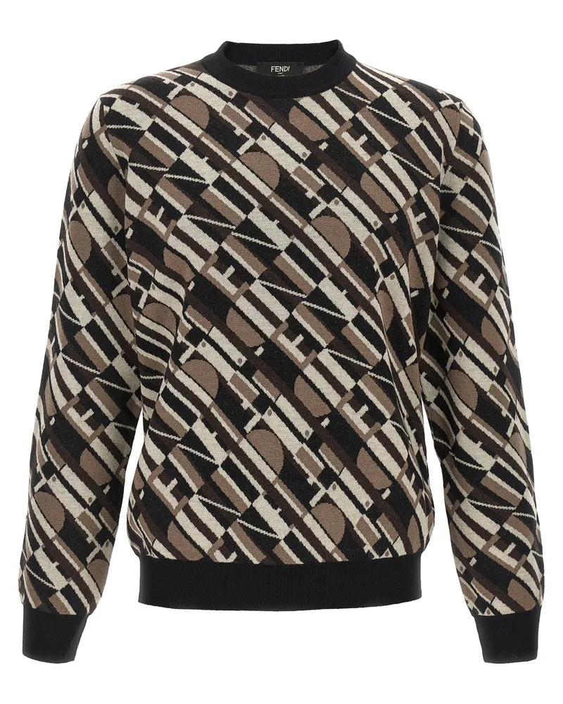 Fendi Pullover „Fendi Tape Brown