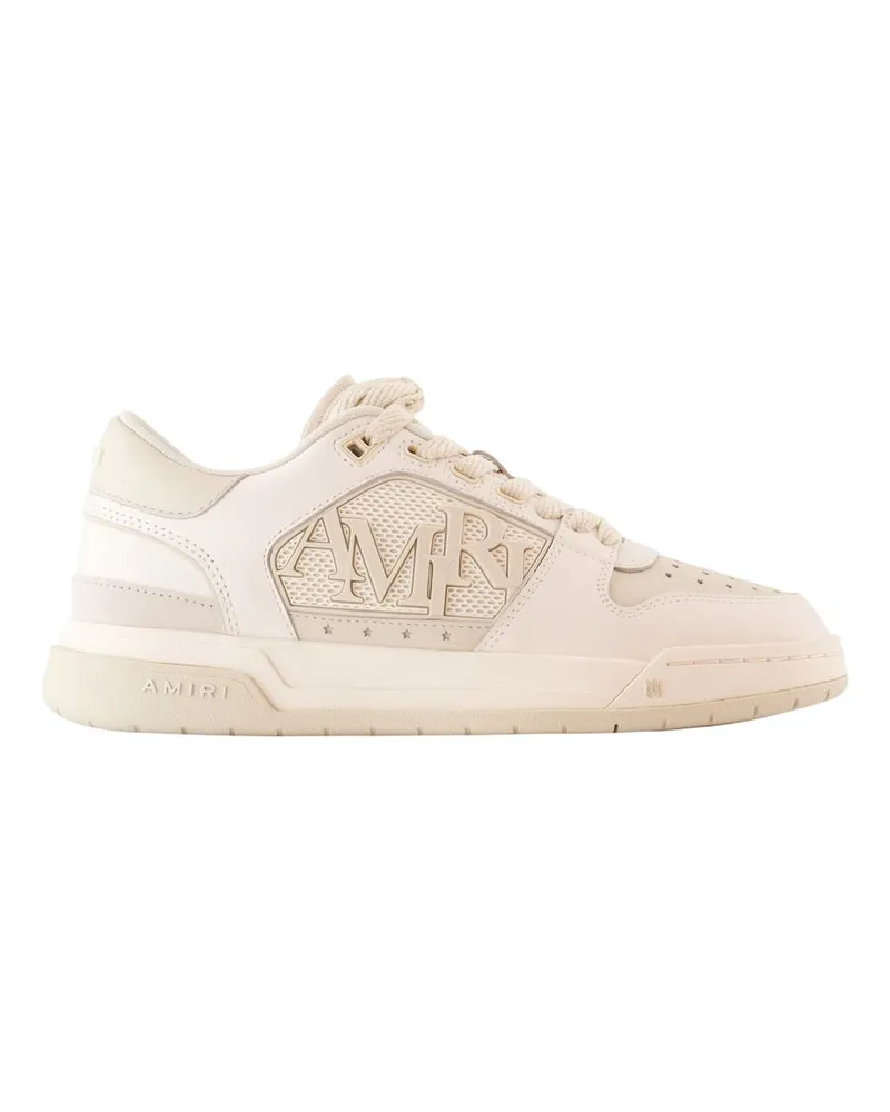 Amiri Klassische Low -Turnschuhe  Leder weiß White