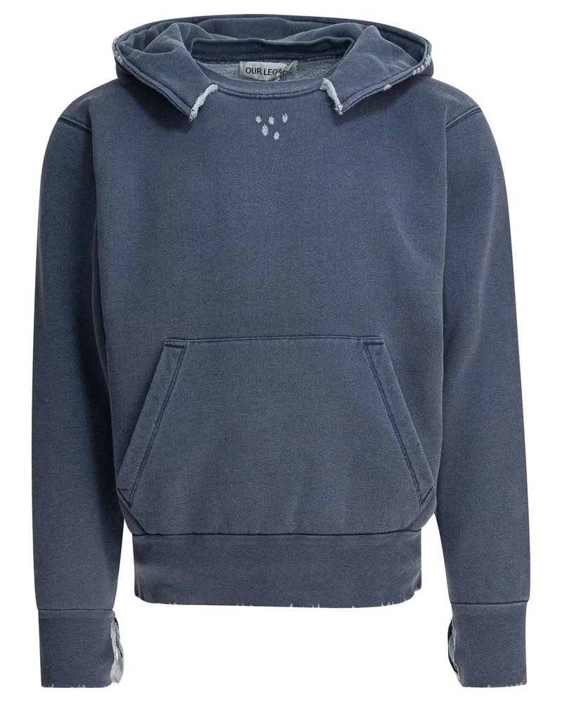 Our Legacy Unser Legacy „Relic“ Hoodie Blue