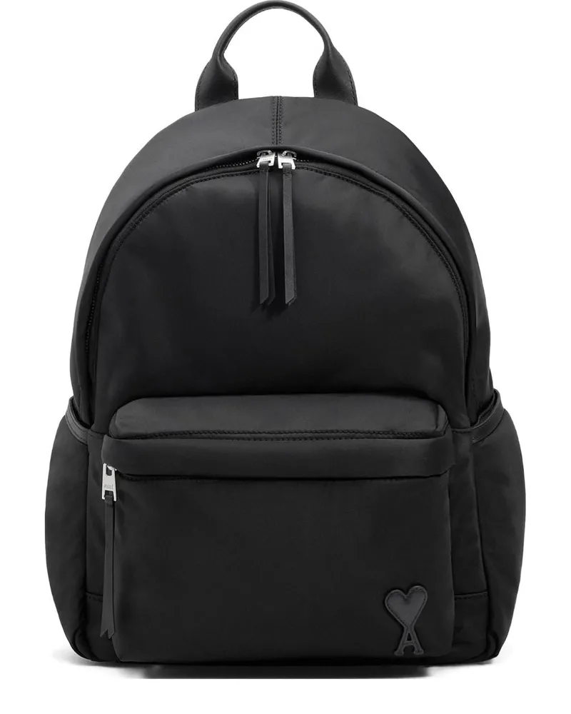 AMI Paris Nylonrucksack Black