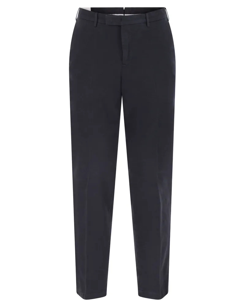 PT TORINO Master-Hose aus Baumwolle und Kaschmir Blue