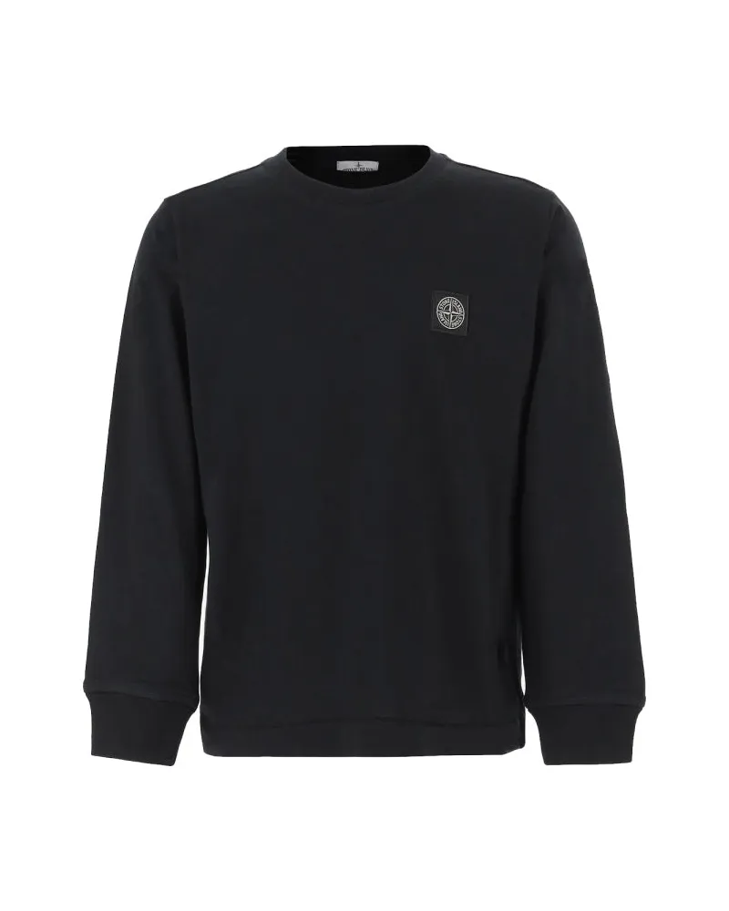 Stone Island T -Shirt mit Logo Black