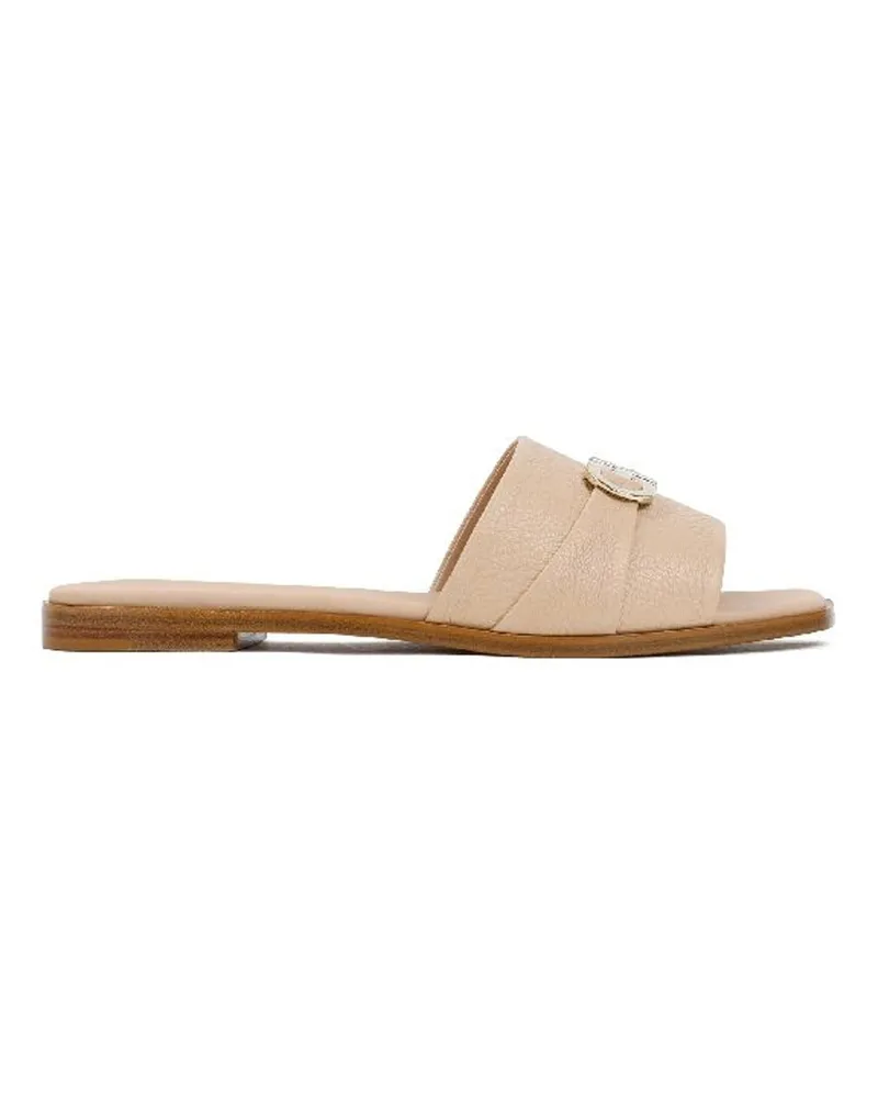 Ferragamo Ledersandalen Beige