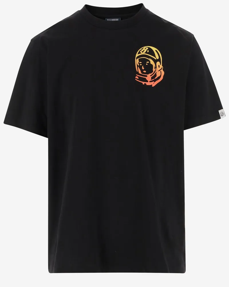 Billionaire Milliardär Baumwoll -T -Shirt mit Logo Black