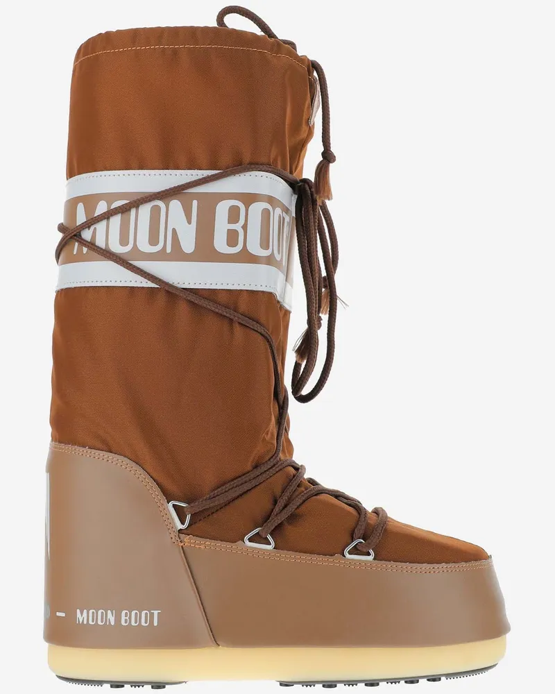 Moon Boot Mondstiefel -Ikon Nylon High Stiefel Brown
