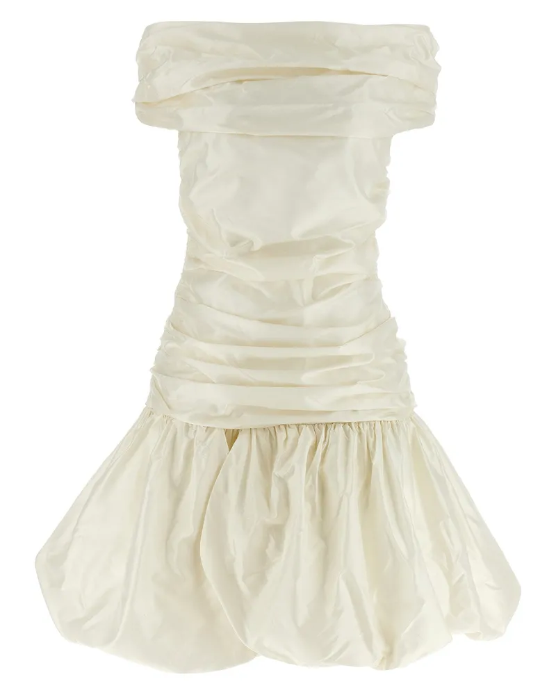 ROTATE Birger Christensen Drehen Sie Birger Christensen 'Off Schulter' Kleid White