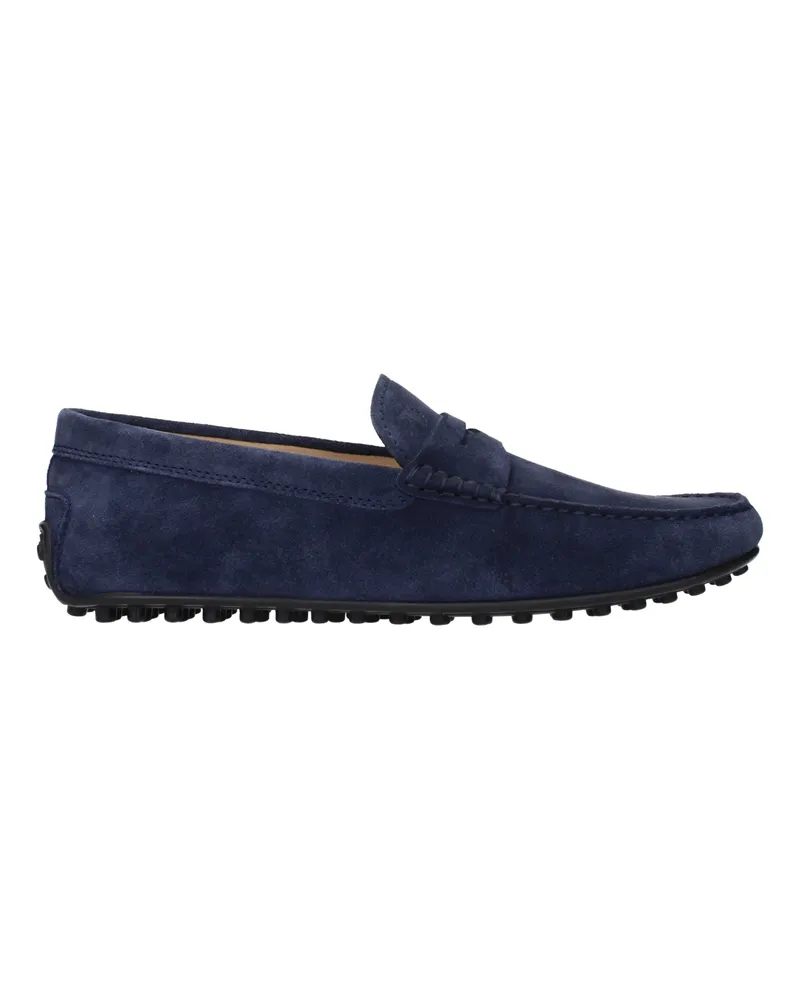 TOD'S Männer's Mokassins Wildleder Blau/Blue Galaxy -