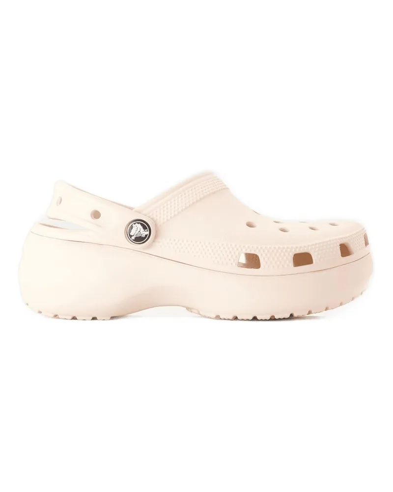 Crocs Klassische Plattform Sandalen  Thermoplastic Pink Pink