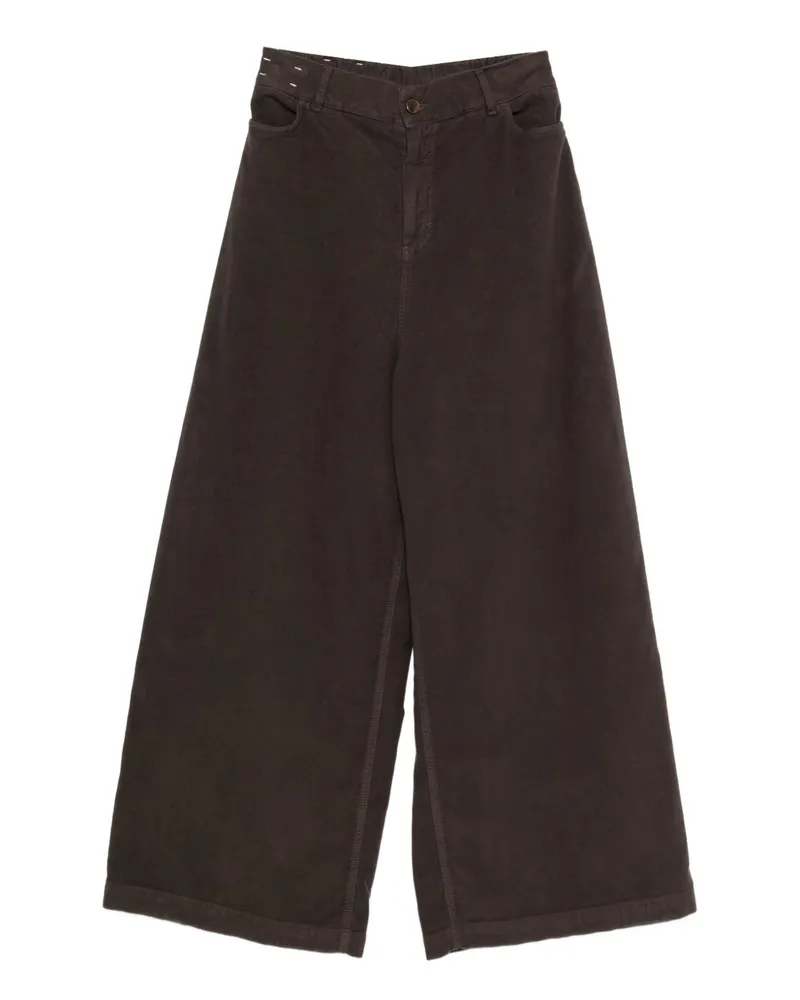 ALYSI Hose mit ausgestelltem Bein Marrone