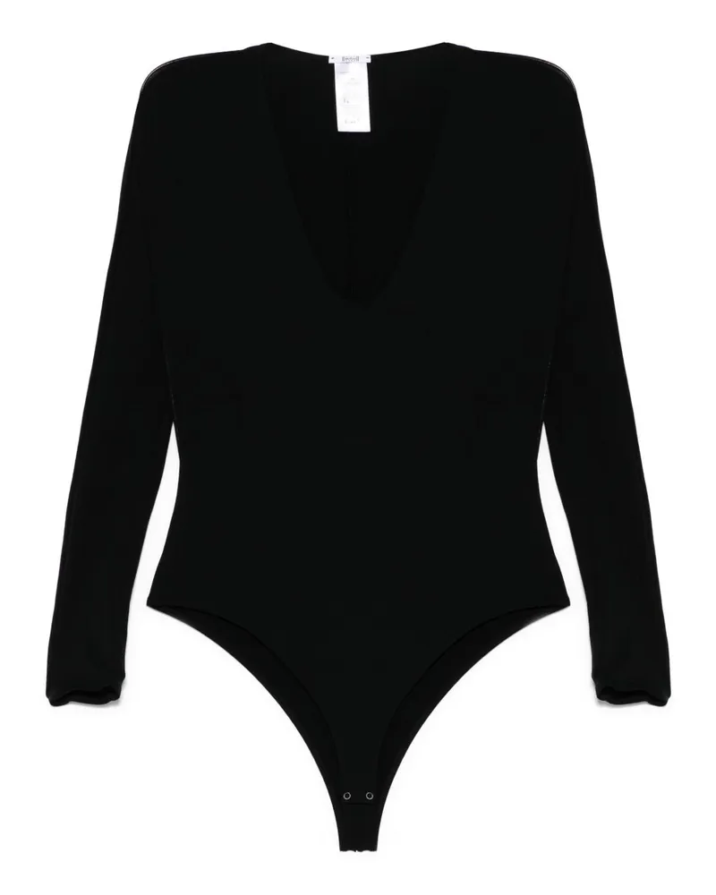 Wolford Der V-Ausschnitt-Body Black